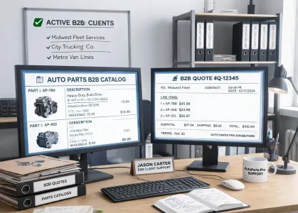 Distributor support workspace