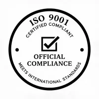 ISO compliance badge